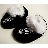San Antonio Spurs NBA Baby Bootie Slippers - 6-9 Months