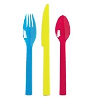 12 Piece Acrylic Cutlery Set