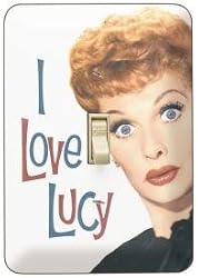 I Love Lucy Metal Switch Plate Cover