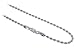 Fashionable Sterling Silver Anklet Beads Ankle Bracelet