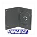 100 X Black Genuine Amaray Dvd Cases 14mm Spine