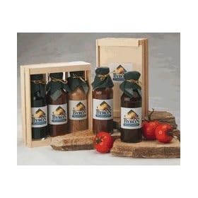 3-bottle Wooden Salad Dressing Box
