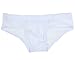 Men's See-through Mesh Underwear Male Nylon Breathable Triangle Briefs White Size M