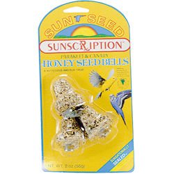 Sun Seed Honey Seed Bells for Parakeets and Canaries (3-pack) by Sun Seed