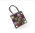 Tantalizing Black Evening/Party Bag with Sequins and Mirror Embroidery - Handcrafted