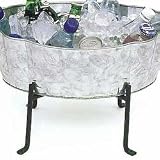 Table Top Stand for Embossed Galvanized Tub Beverage Cooler ( Sold Separately ) - B0028PLBGC