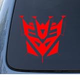 TRANSFORMERS DECEPTICON - Car, Truck, Notebook, Vinyl Decal Sticker #1037 | Vinyl Color: Red