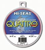 Hi-Seas QPB-60 Quattro Plus Leader Bracelet -- 4-Color Ultra Camouflage 60# 50-Yards