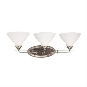Regatta Vanity Light in Satin Pewter
