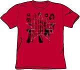 Justice League Kids Size FIVE STARS Youth Red T-shirt Tee Shirt