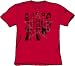 Search : Justice League FIVE STARS Adult Red Superhero T-shirt Tee Shirt