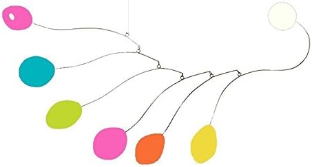 Colorful Midcentury Mobile - Choose From 3 Sizes - Calder Inspired Retro Modern Hanging Art