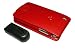 Piel Frama Premium Leather Case with SNAP Closure for the Apple iPhone 4 (Red)