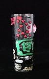 Casino Cards & Chips Design - Hand Painted - Collectible Shooter Glass - 1.5 oz.