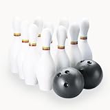 Kids Plastic 12 Pc. Bowling Set Party Toys