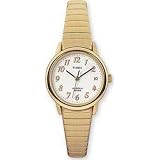 Timex Womens T20081 Easy Reader Gold-Tone Expansion Band Watch