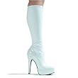 Ellie Shoes Women's 551-EMMA , 5 1/2" Plain Stretch Knee Boot, Available in 3 Colors