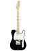 Fender American Standard Telecaster® Electric Guitar, Black, Maple Fretboard