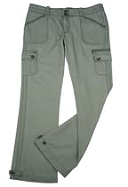 Womens Olive Drab Vintage Low Cut Pants