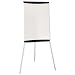 5 Star Flipchart Easel with W670xH990mm Board W700xD82xH1900mm - Black Trim