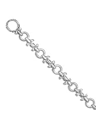 7" Versant Fleur- de -lis Toggle Bracelet