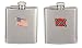 Kitchen & Housewares : 8oz The Union or the Confederates Stainless Steel Flasks