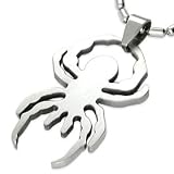 Reversible Spider Stainless Steel Pendant