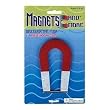 Metal Horseshoe Red Magnet 4 inch