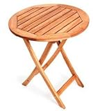 Klapptisch RIO, rund 65cm aus Eukalyptus
