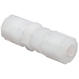 Parker Pargrip GSC-2-P Compression Tube Fittings PFA Bulkhead 1/8" Tube OD X 1/8" Tube OD