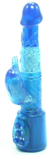 Golden Triangle Jungle Jigglers Dolphin Blue Vibrator