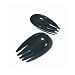 Nigella Lawson Bliss Serving Hands Pair, Black Melamine