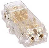  : P3 Gold Fuse Block 1x4 AWG In 2x8 AWG Out