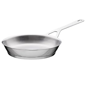 A di Alessi Pots&Pans Frying Pan, Stainless Steel, 20 cm (AJM110/20)