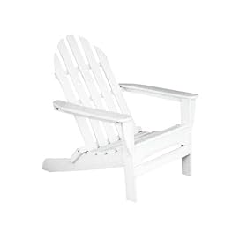 Poly-Wood Adirondack Chair - White by
