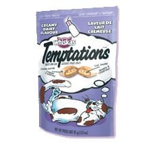 Childrens Toyshop  Pet Supplies : Whiskas Temptations Creamy Dairy Flavor Treats (3-oz pouch)