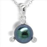 Meka Black Akoya Cultured Pearl Pendant - B0002W0574