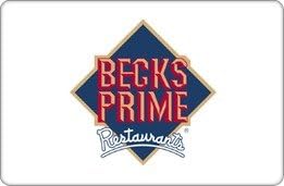 Becks Prime Gift Card ($100)