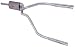 Pace Setter 86-2800 TFX Performance Kat-Back Exhaust Systems Stock Exit Location