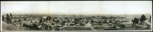 c1909 Panorama of Santa Cruz, Calif. 42" Vintage Panorama photo