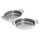 Buy bakeware sets for Cheap bakeware sets All Clad Stainless Steel 7 Inch Oval Shaped Baker Set of 2 Kitchen bakeware sets