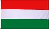 Hungary National Country Flag - 3 foot by 5 foot Polyester (New)
