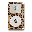 Leopard Print Design iPod 4G Protective Decal Skin Sticker