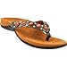 Vionic Floriana Womens Thong Sandals Bronze Croco - 9 Medium