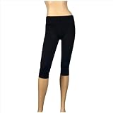 Black Knee High Plus Size Slinky Leggings