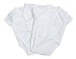 SpaSilk 100% Cotton Short Sleeve Wrap 2-Pack Bodysuit - Newborn
