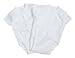 SpaSilk 100% Cotton Short Sleeve Wrap 2-Pack Bodysuit - Newborn