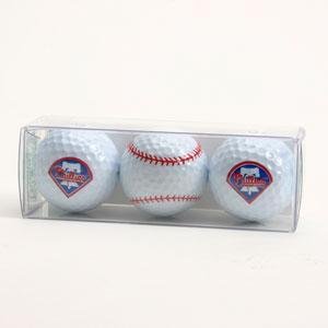 Philadelphia Phillies - 3 Golf Balls