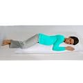 SOFTOUCH TOP QUALITY, WASHABLE, ANTI DUST MITE PREGNANCY/BOLSTER AND BODY SUPPORT PILLOW 19"x60" INCLUDES PILLOW CASE-EXCELLENT QUALITY 100% COTTON CREAM