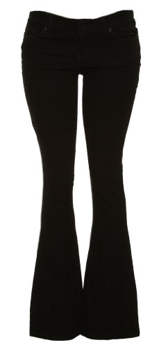 JESSICA SIMPSON Stretch Sassy Skinny Flare Jeans [60127531-NS3/ JSB20118-ODB], 30-Black